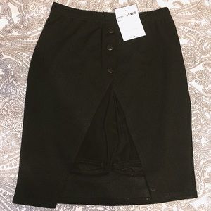 Black Midi Skirt